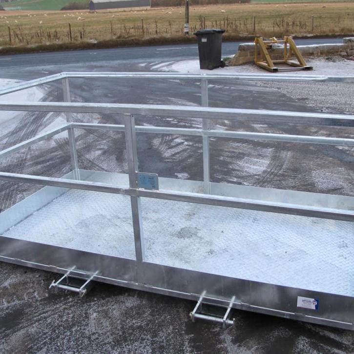 8' x 4' Access Platform - Galvanised